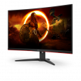 AOC Ívelt Gaming 165Hz VA monitor 31.5" CQ32G2SE/BK, 2560x1440, 16:9, 250cd/m2, 1ms, 2xHDMI/DisplayPort, hangszóró