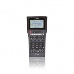 BROTHER Címkenyomtató PT-H500, kézi, QWERTY billentyűzet, TZe szalag: 3,5-24mm, 30mm/sec, háttér világítású grafikus LCD