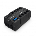 CYBERPOWER UPS BR700ELCD (8 aljzat) 700VA 420W, 230V szünetmentes elosztósor + USB LINE-INTERACTIVE