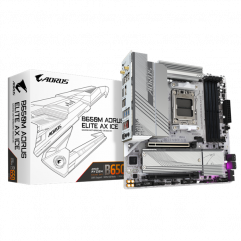 GIGABYTE Alaplap AM5 B650M AORUS ELITE AX ICE AMD B650, mATX
