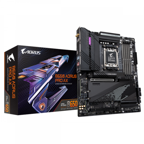 GIGABYTE Alaplap AM5 B650 AORUS PRO AX AMD B650, ATX