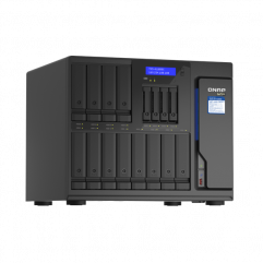 QNAP NAS 16 fiókos TVS-h1688X-W1250-32G XEON 6x3,3GHz, 2x26GB RAM, 4x2.5G/1G/100M,  2 x 10GBASE-T (10G/1G)
