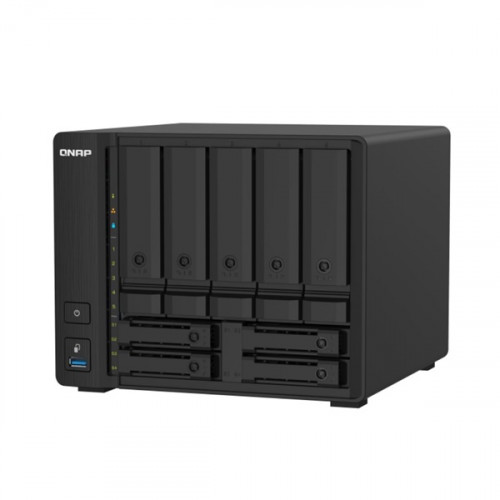 QNAP NAS 5+4 fiókos TS-932PX-4G Cortex-A57 4x1,7GHz, 1x4GB RAM,  2x2.5G/1G/100M, 2x10GbE SFP+