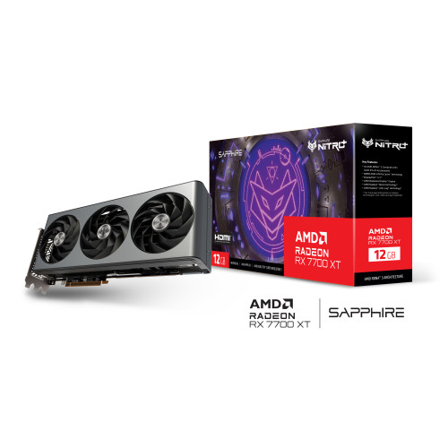 Sapphire Radeon RX 7700 XT Nitro+ Gaming OC 12GB GDDR6 videokártya