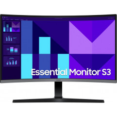 Samsung LS27D390GAUXEN – 27" Essential S3 S39GD FHD Ívelt Monitor