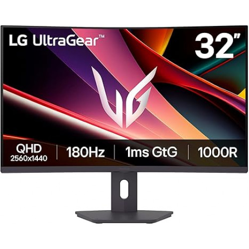 LG 32" 32G600A-B 16:9 QHD 180Hz 1ms ívelt gaming monitor