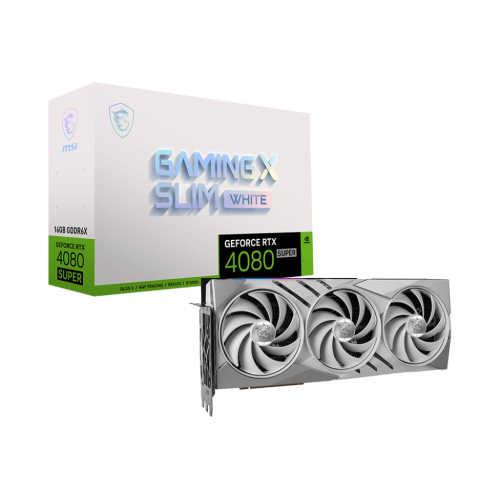MSI GeForce RTX 4080 SUPER 16G GAMING X SLIM WHITE videokártya