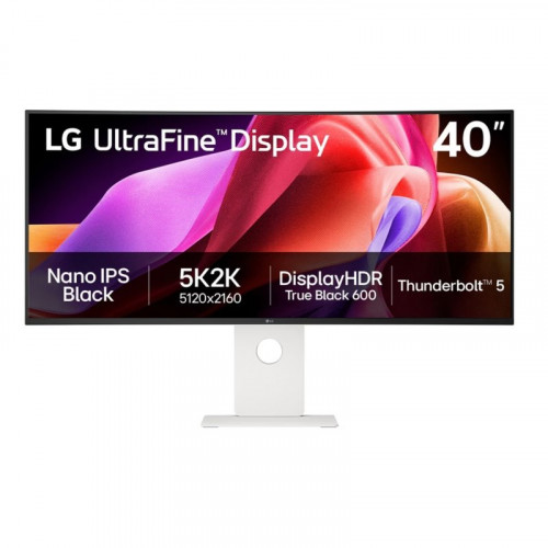 LG 40" 40U990A-W UltraFine™ Nano IPS Black 5K2K ívelt monitor 120 Hz LG 40" 40U990A-W UltraFine™ Nano IPS Black 5K2K ívelt monitor 120 Hz