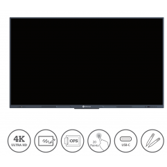 AG Neovo HU86T60 86" 4K UHD 20 pontos interaktív kijelző, Android 11