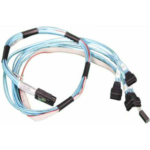 Supermicro MiniSAS to 4x SATA 70/70cm Cable