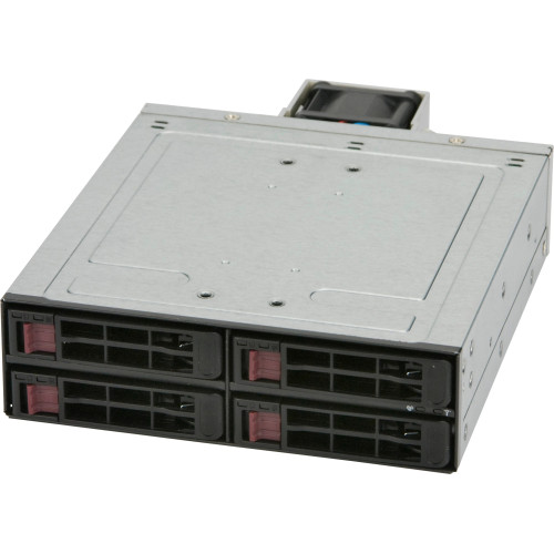 Supermicro CSE-M14TQC, Mobile rack, 4 x 2.5" hot swap SATA3 / SAS3 drives, 1 x 5