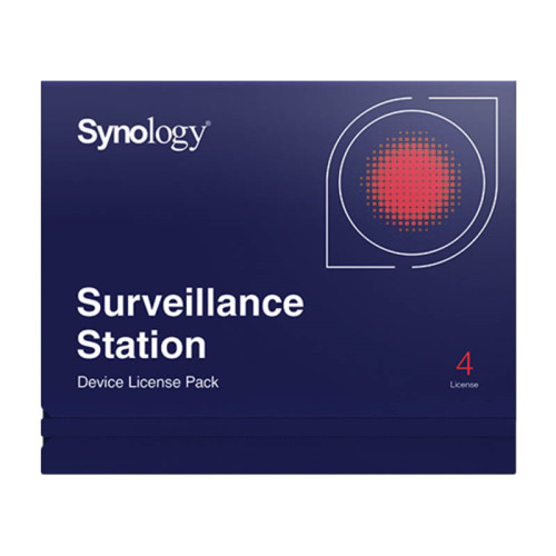 Synology Device license pack - 4, Licenc 4 kamerához vagy I/O modulhoz