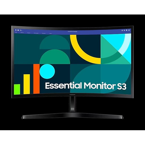 Samsung LS24D366GAUXEN 24" FHD 100Hz ívelt Essential S3 Monitor