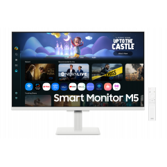 Samsung LS27FM501EUXDU Smart Monitor 27" FHD IPS Tizen operációs rendszer, fehér