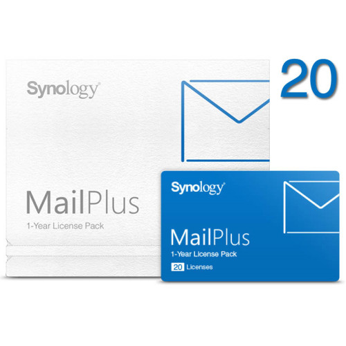Synology MailPlus license pack - 20 email-fiókhoz