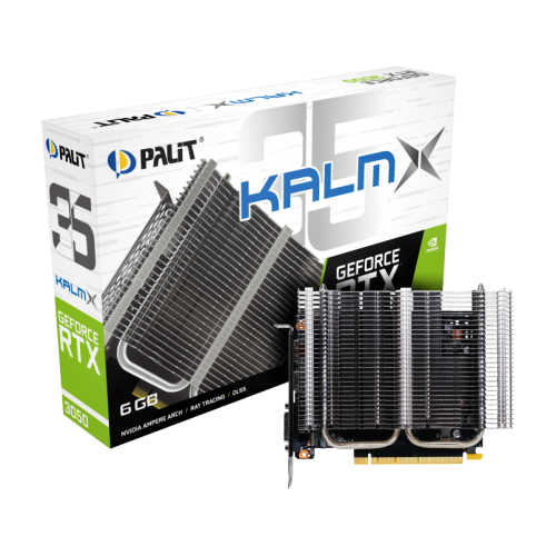 Palit GeForce RTX 3050 KalmX 6GB GDDR6 videokártya