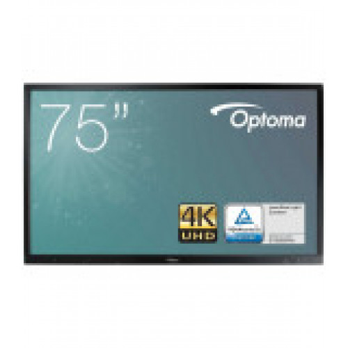 Optoma OP751RKe interaktív kijelző, 75" képátló, 16:9 képarány, 4K UHD