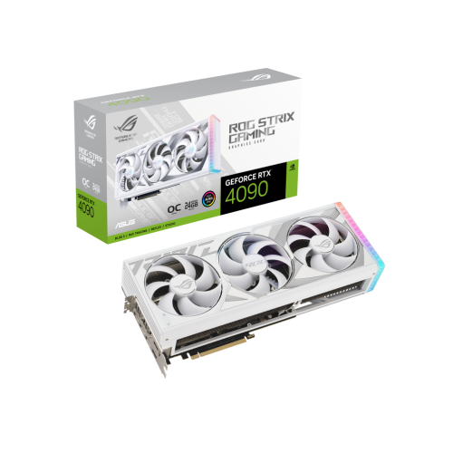 ASUS GeForce RTX 4090 24GB GDDR6X - ROG-STRIX-RTX4090-O24G-WHITE VGA