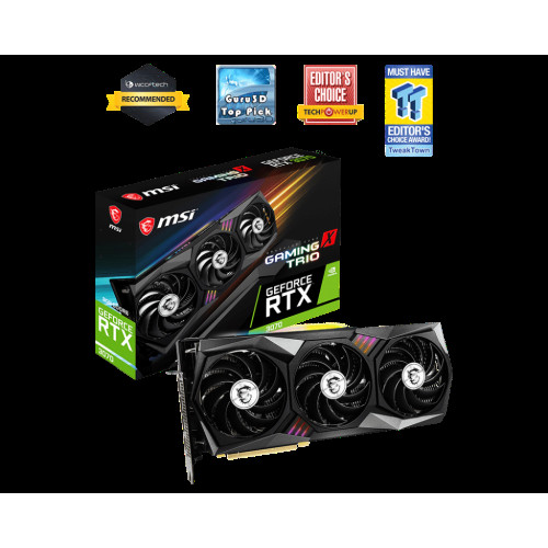MSI GeForce RTX 3070 GAMING X TRIO 8G videokártya