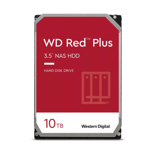 Western Digital HDD 10TB Red Plus 3,5" SATA3 5400rpm 256MB - WD101EFBX