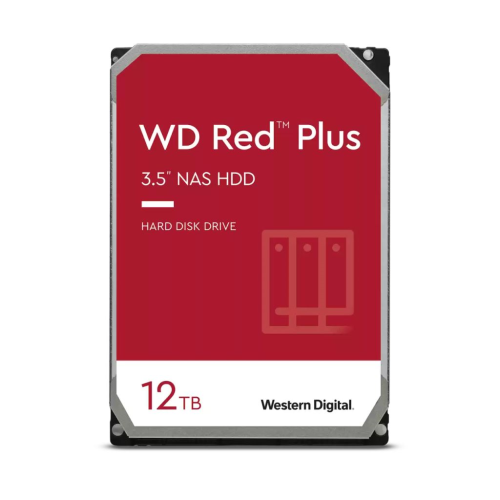 Western Digital HDD 12TB Red Plus 3,5" SATA3 5400rpm 256MB - WD120EFBX