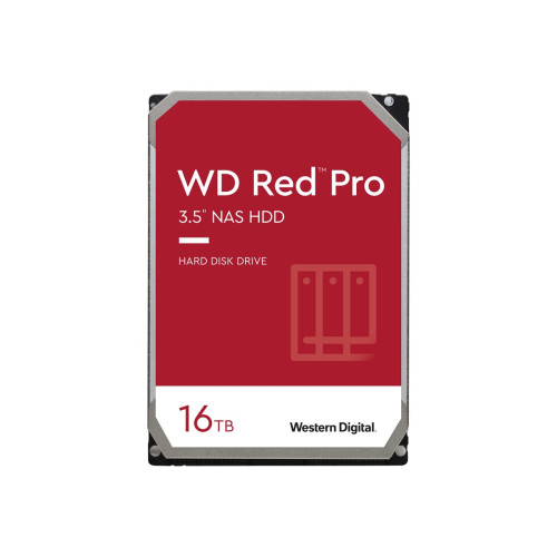 Western Digital HDD 16TB Red Pro 3,5" SATA3 7200rpm 512MB - WD161KFGX