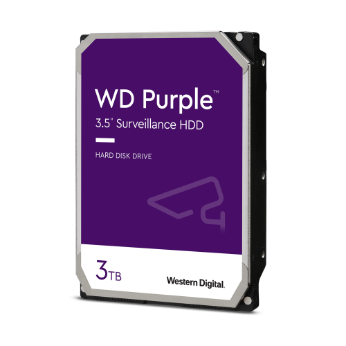 Western Digital HDD 3TB Purple 3,5" SATA3 5400rpm 64MB - WD30PURZ