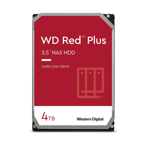 Western Digital HDD 4TB Red Plus 3,5" SATA3 5400rpm 256MB - WD40EFPX