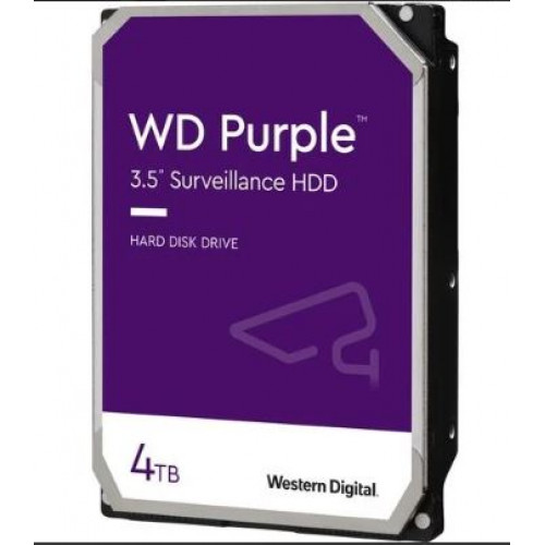 Western Digital HDD 4TB Purple 3,5" SATA3 5400rpm 256MB - WD43PURZ