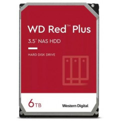 Western Digital HDD 6TB Red Plus 3,5" SATA3 5400rpm 128MB - WD60EFZX