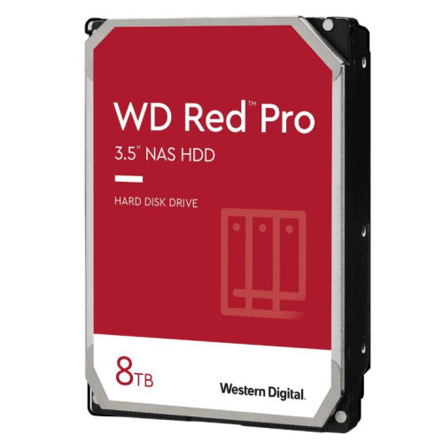 Western Digital HDD 8TB Red Pro 3,5" SATA3 7200rpm 256MB - WD8003FFBX