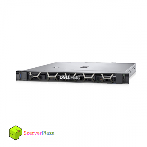 DELL ISG szerver - PE R250 rack (4x3.5"), 4C E-2314 2.8GHz, 1x16GB, 1x480GB RI; H355, DP, iD9 Ex.